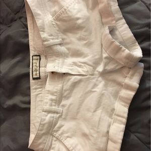 White shorts, worn twice