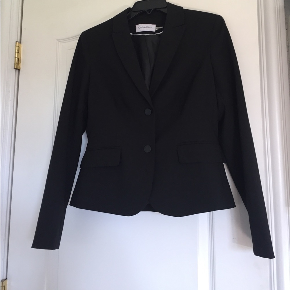 CK black blazer