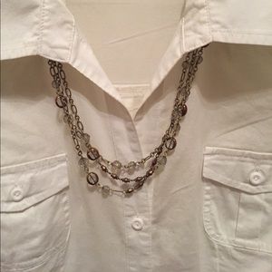 Bronze color necklace from Loft (24")