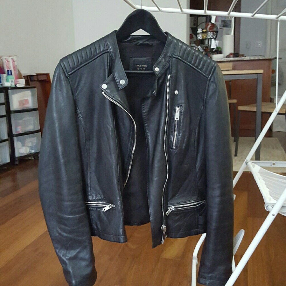 Zara Leather Jacket size M