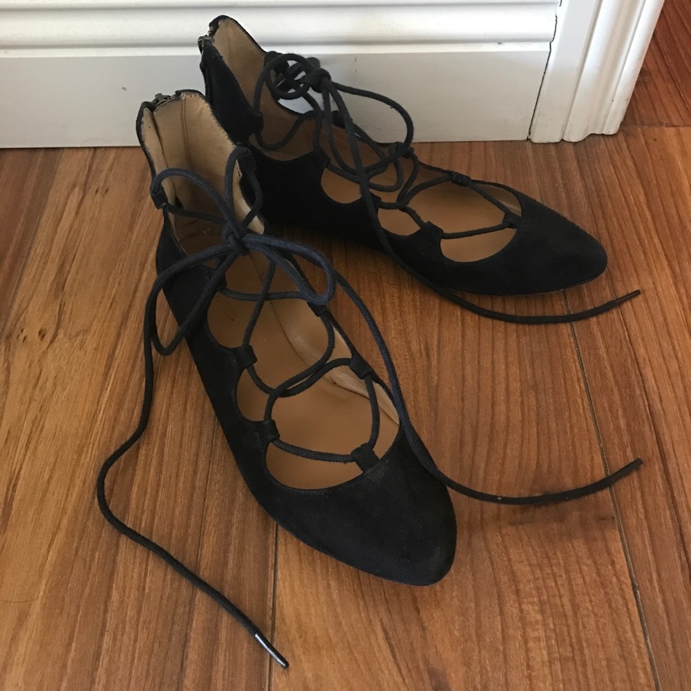Nine West Size 6 Lace Up Flats
