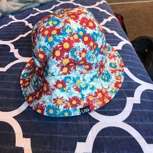 FLORAL LRG bucket hat