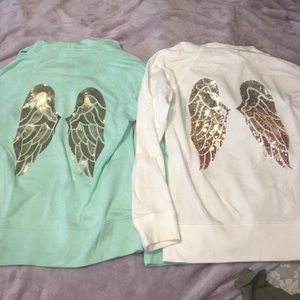 Victoria secret light hoodies bundle