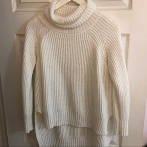 Express White Turtleneck Sweater