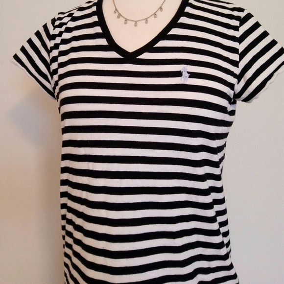 Ralph Lauren Sport V-neck T-shirt Top - Picture 1 of 2