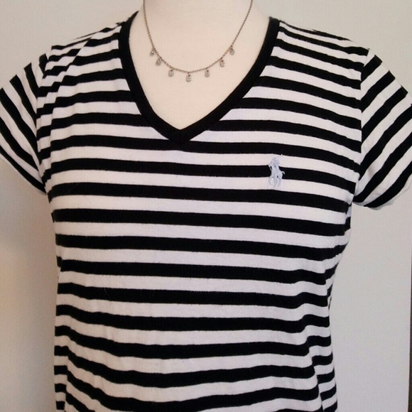 Ralph Lauren Sport V-neck T-shirt Top - Picture 2 of 2