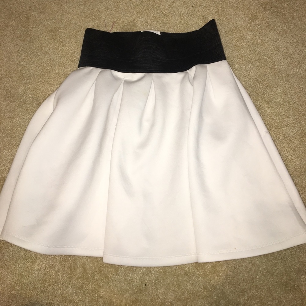 White skirt