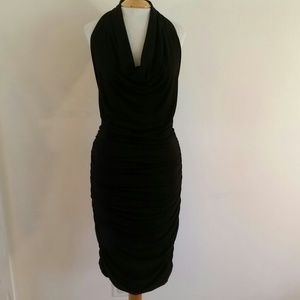 Michael Kors ruched tank dress black