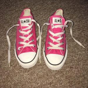 Pink Low Top Converse
