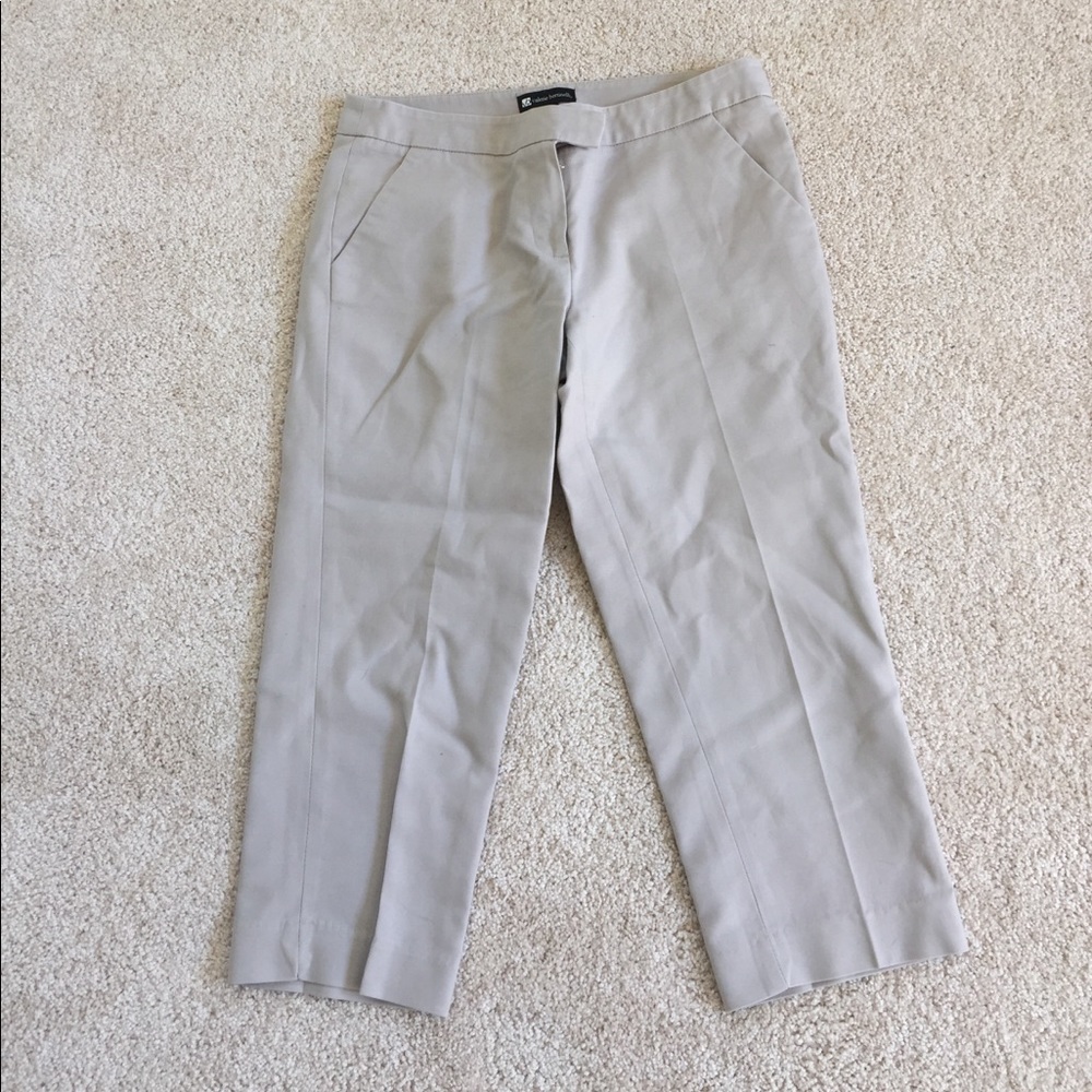 Tan capris
