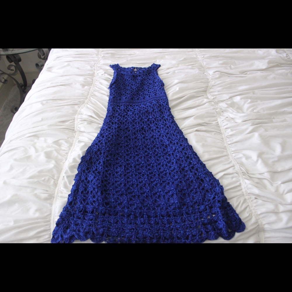 INC Knitted Blue Dress