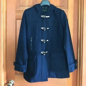 Banana Republic Wool Toggle Coat Navy XS