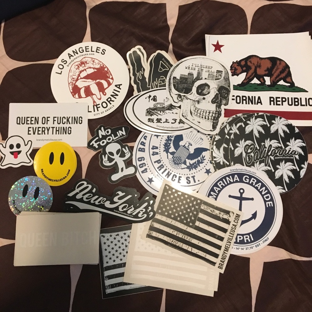 LAST CHANCE🚨 RARE BRANDY MELVILLE STICKERS
