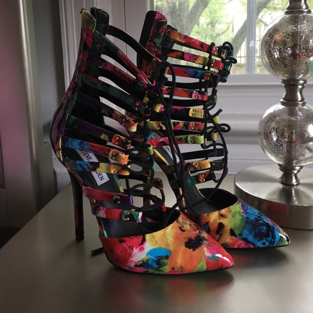 Steve Madden Floral Heels