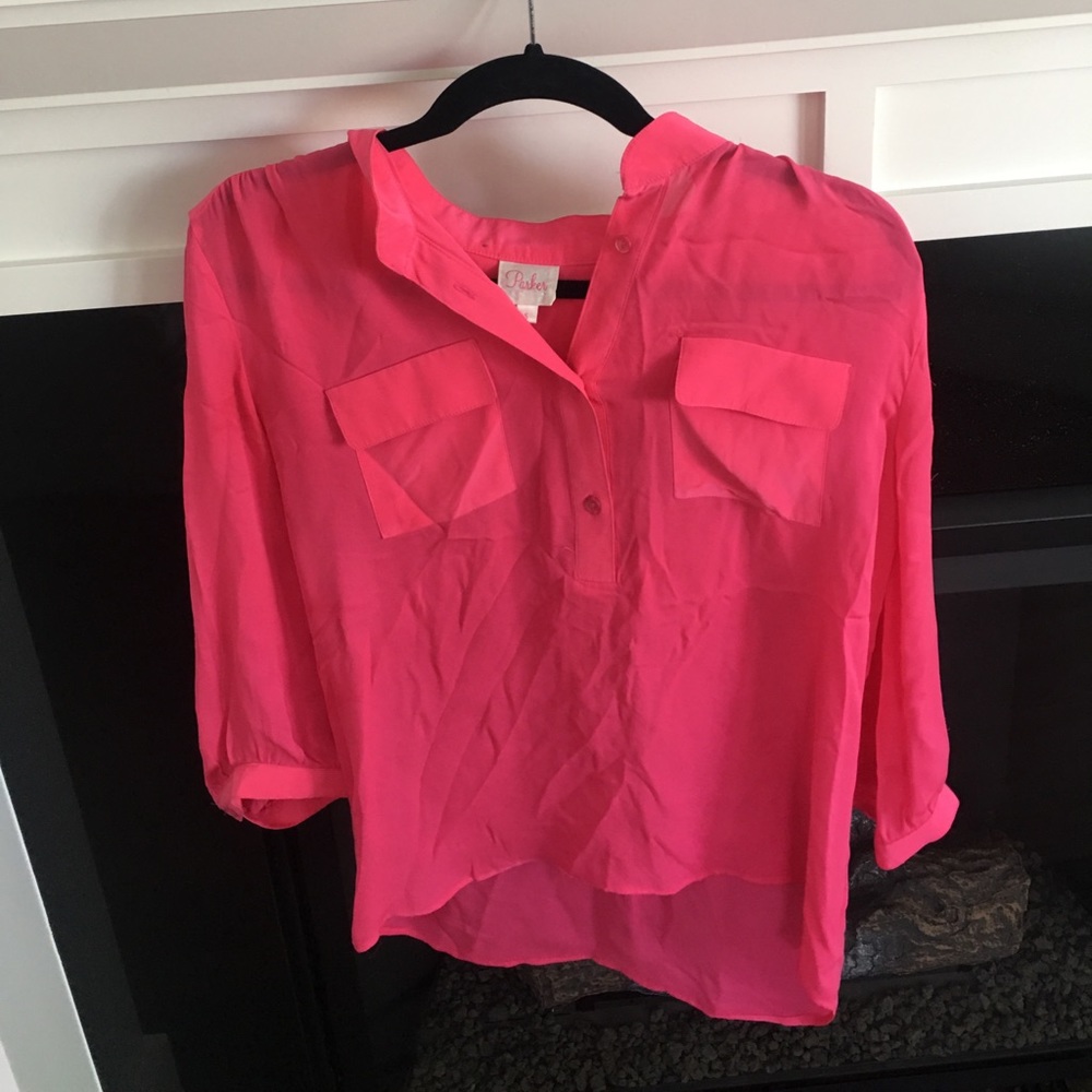 Parker long sleeve blouse