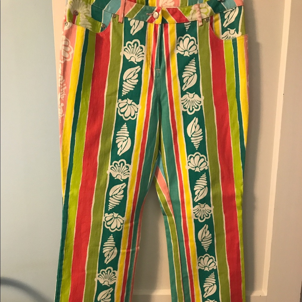 Lilly Pulitzer pants.