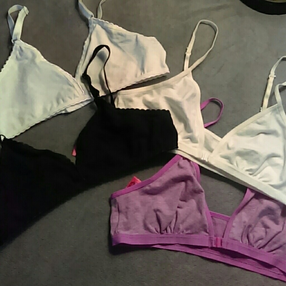 Bundle of 4 Fruit of the Loom Girls Bras