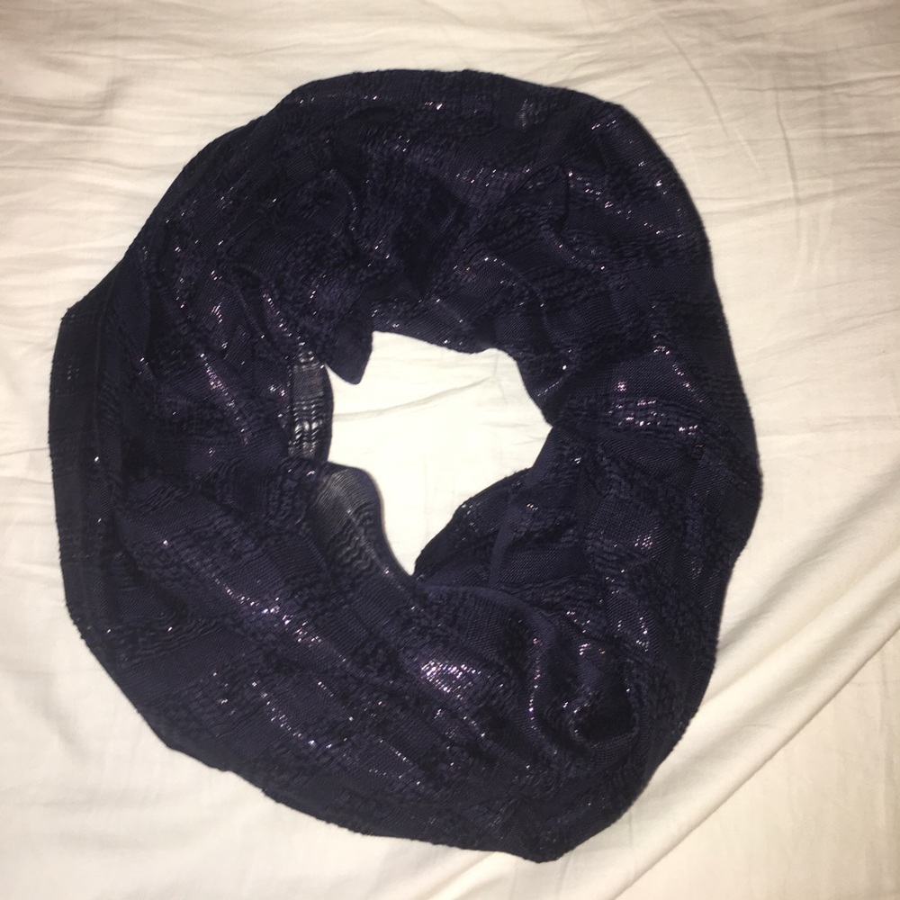 Navy Blue Infinity Scarf