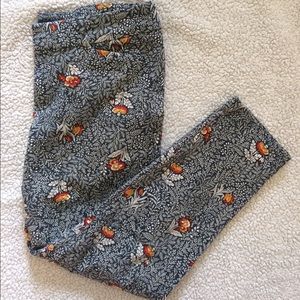 Old Navy Floral Pixie Pants