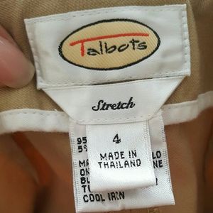Talbots khaki pants
