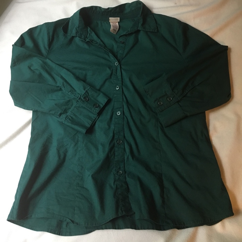 Teal Covington Button-down