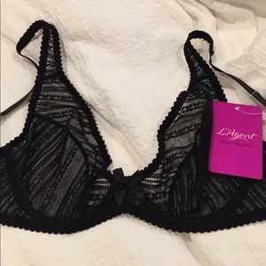 Agent Provocateur Black Underwire Bra