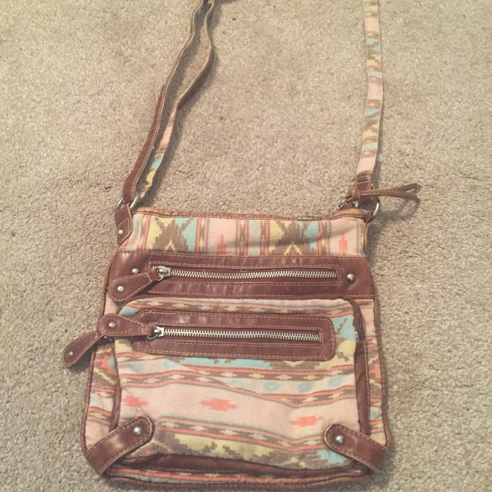 Aztec Cross Body Purse
