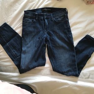 Express jeans, medium wash