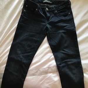 Express jeans, dark wash