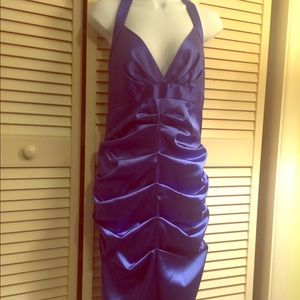 Nicole Miller Sz 6 royal blue cocktail dress