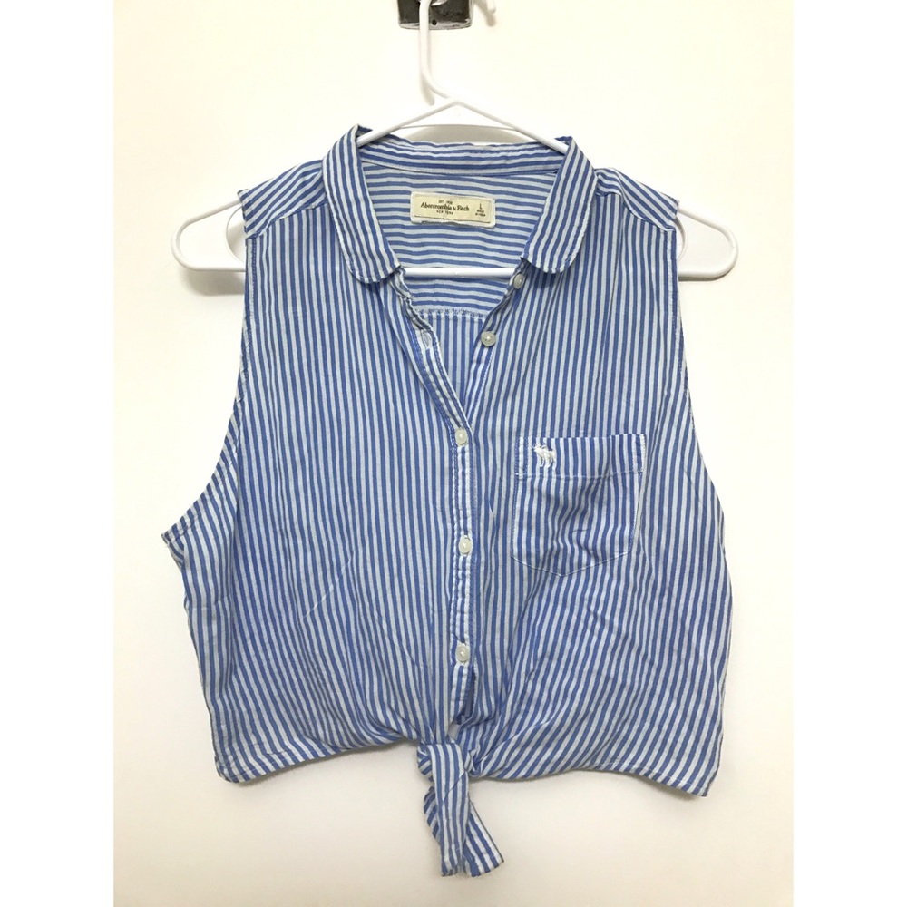 Abercrombie Stripped Crop Top