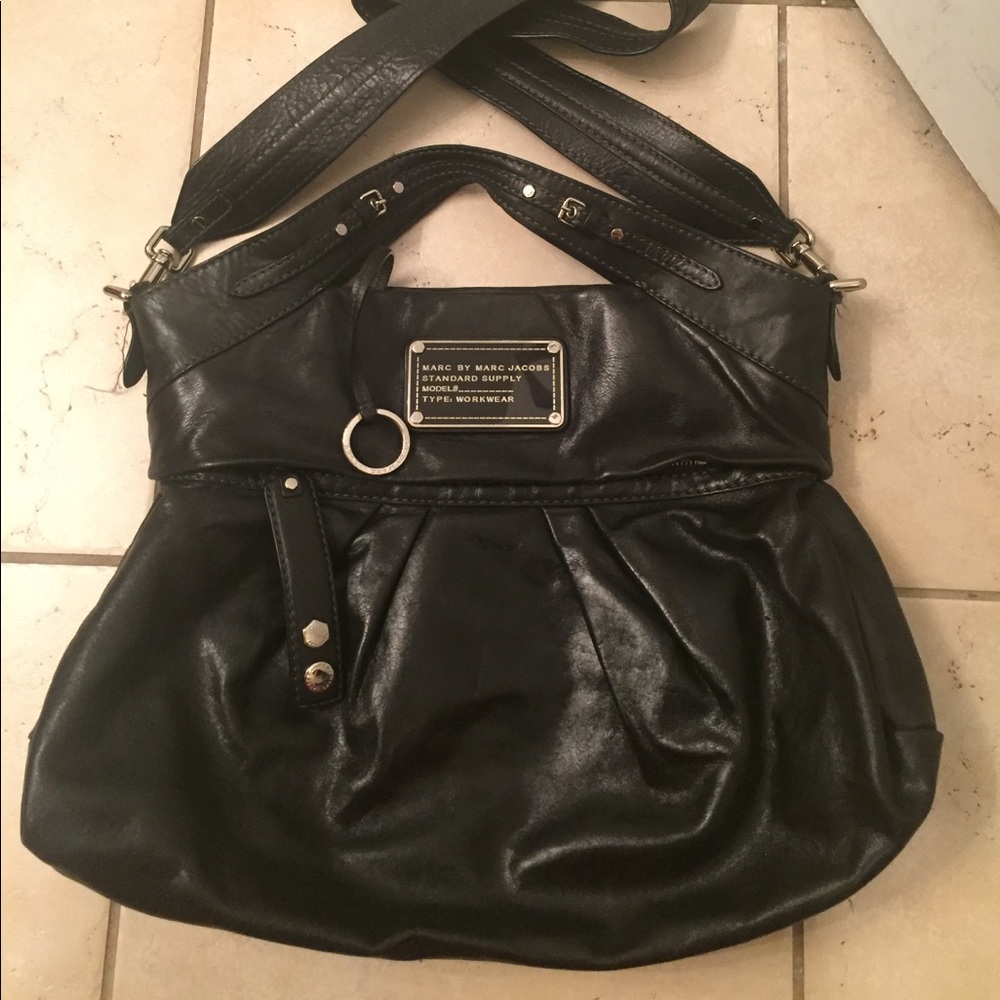 Marc by Marc Jacobs black leather bag