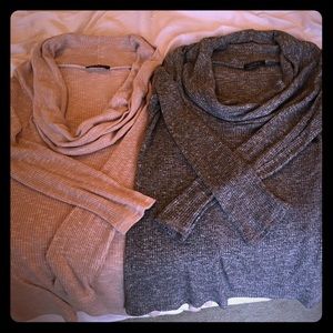 EUC Lightweight Cowlneck sweaters
