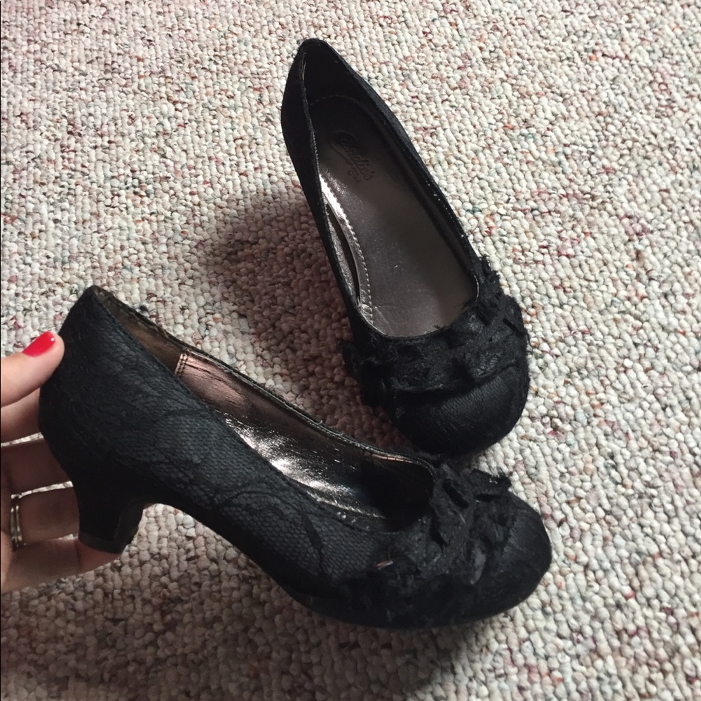 Candie's little girl Lace heels