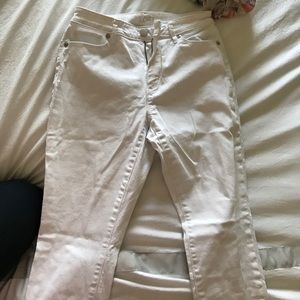White loft jeans