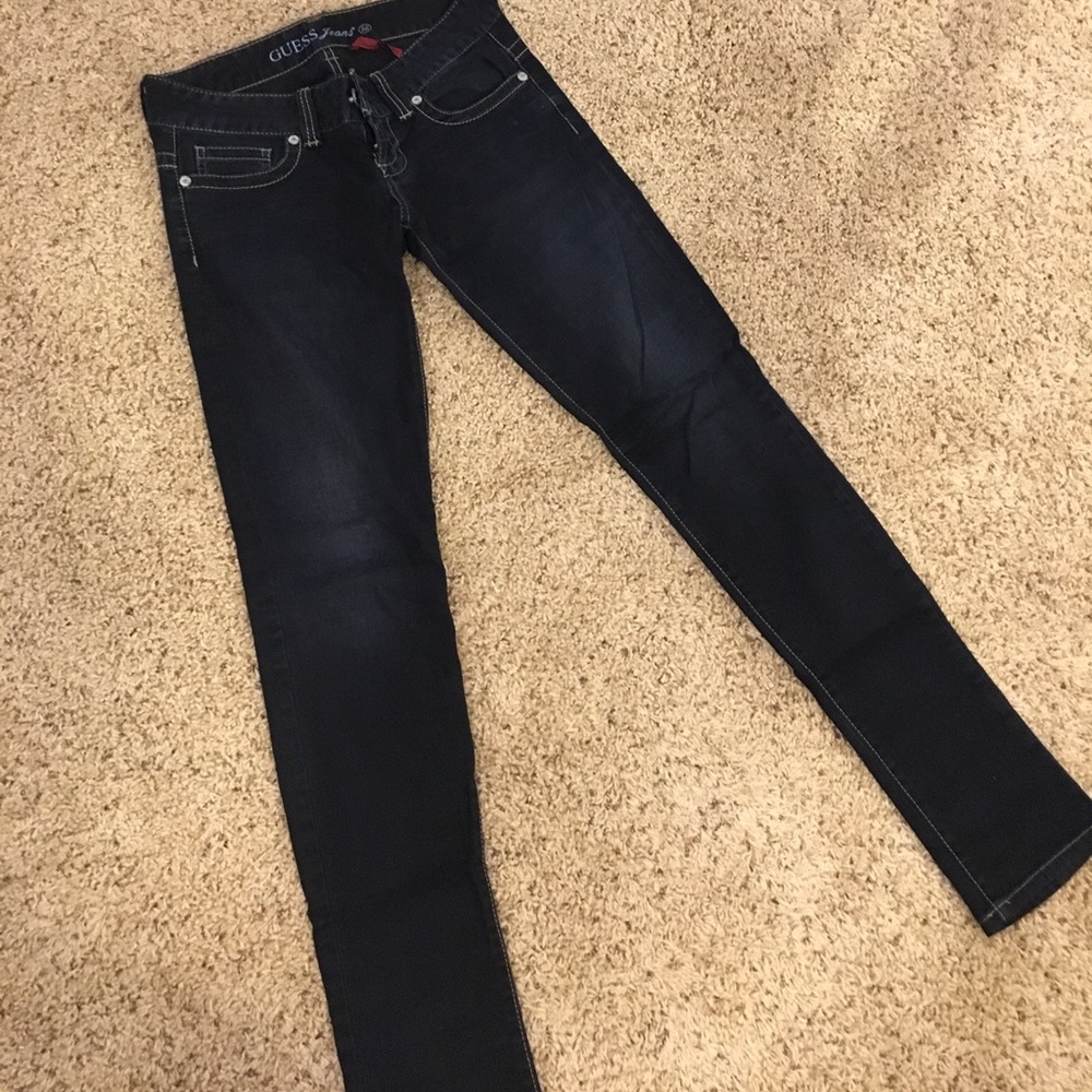 Guess dark skinny jeans