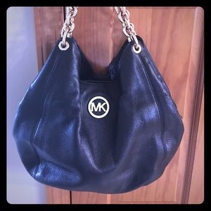 Authentic MK leather purse