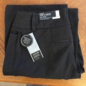 NWT APT 9 Size 8 Curvy Trousers Charcoal