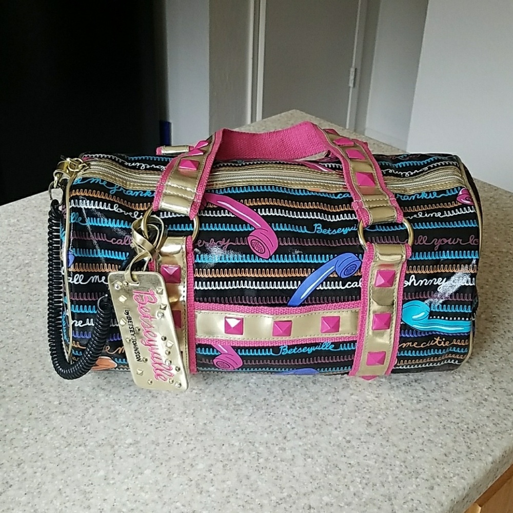 Betsey Johnson call me back purse