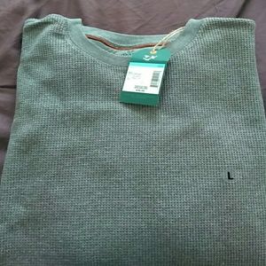 NEW! Mens chunky thermal crew