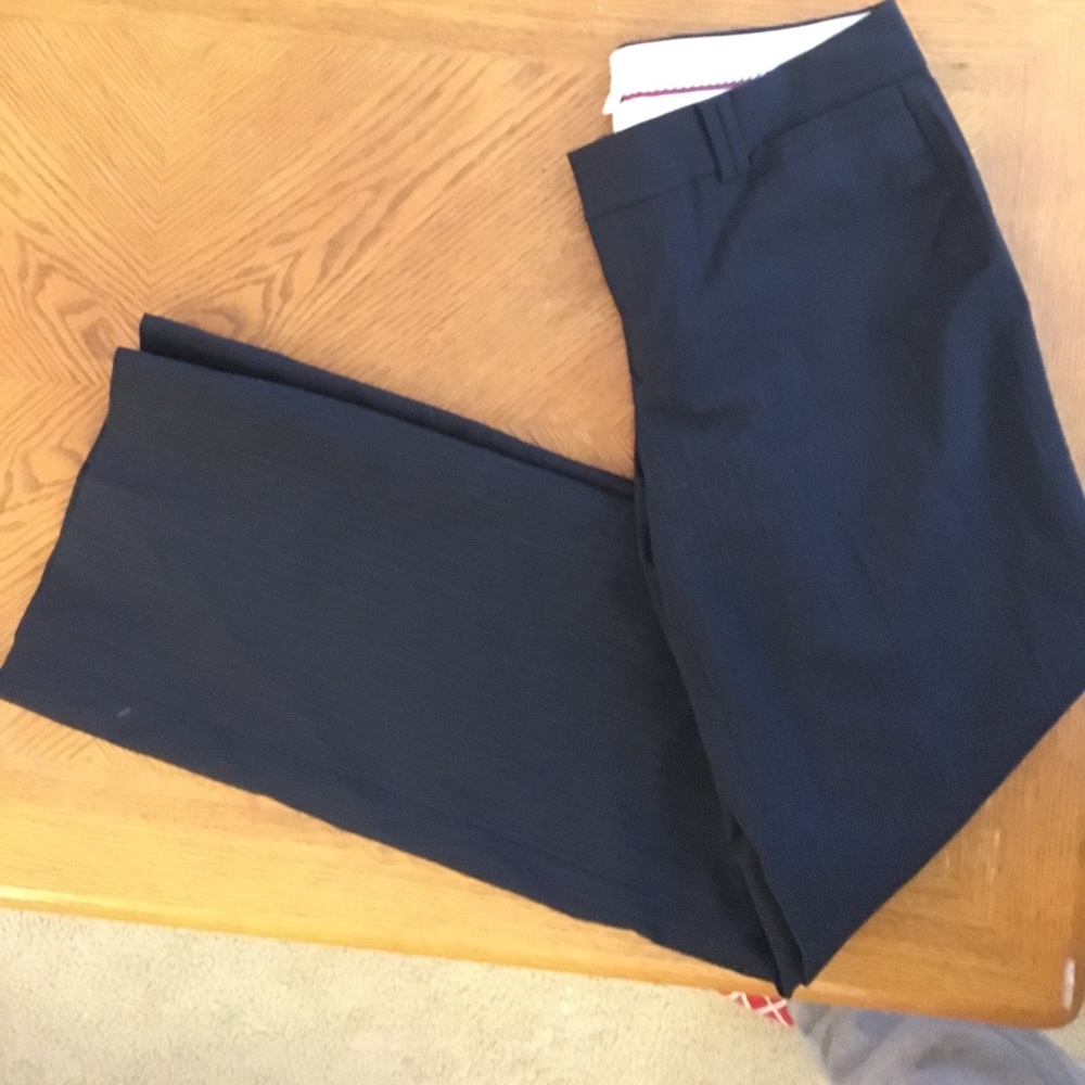 Size 6 Logan Fit pinstripe pant