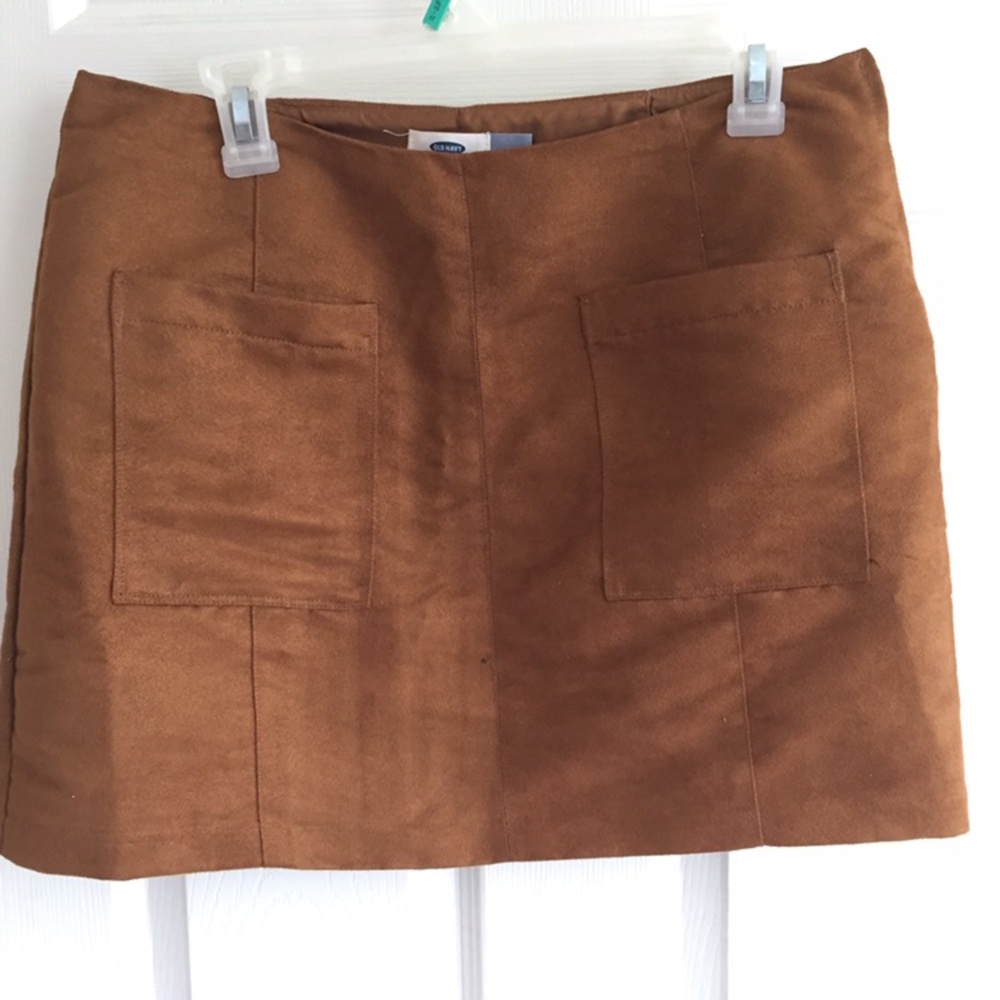 Brown Suede Skirt
