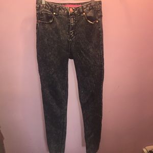 Tinseltown Dark Acid Wash Jeans