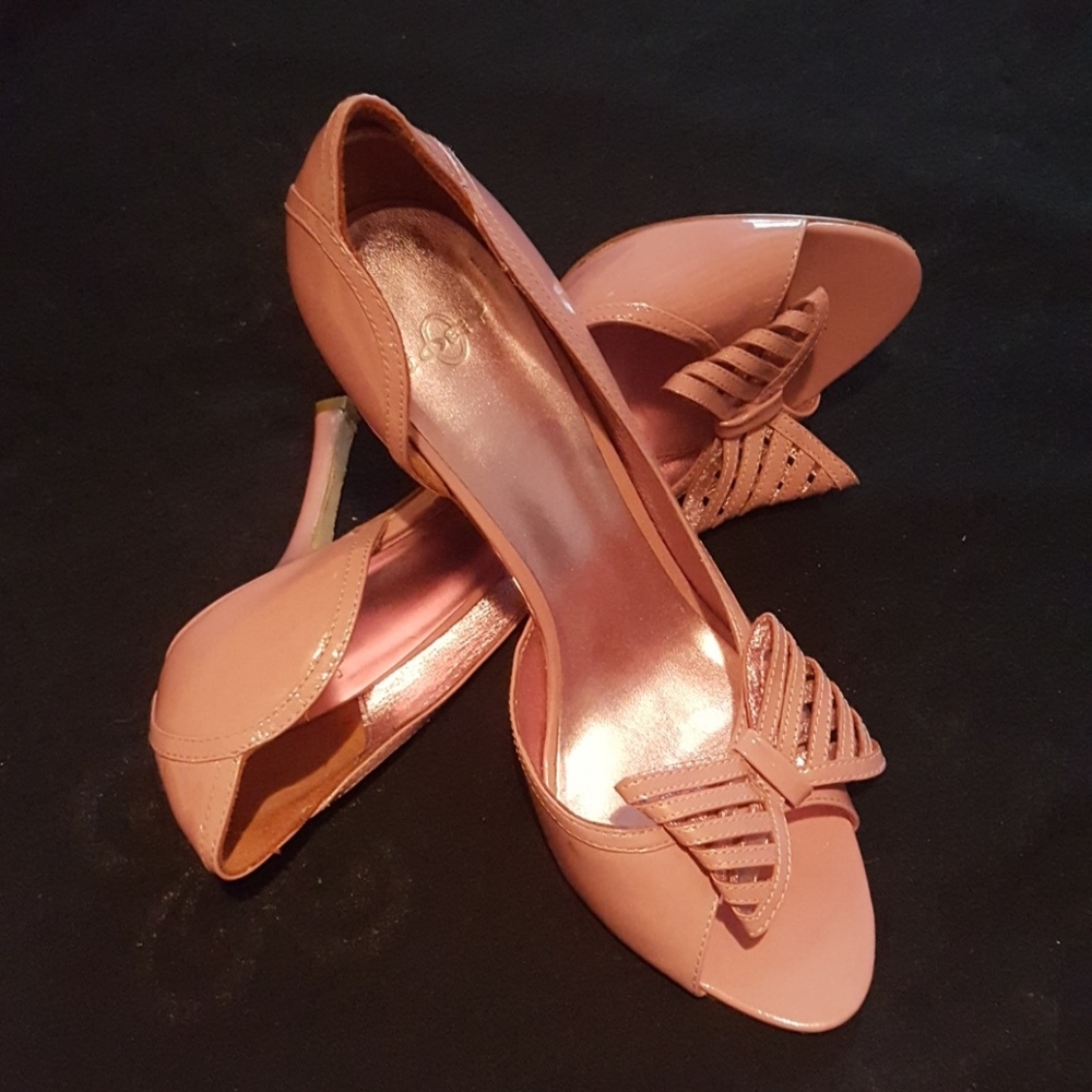 JOEY all leather Mauve Heals, size 10M