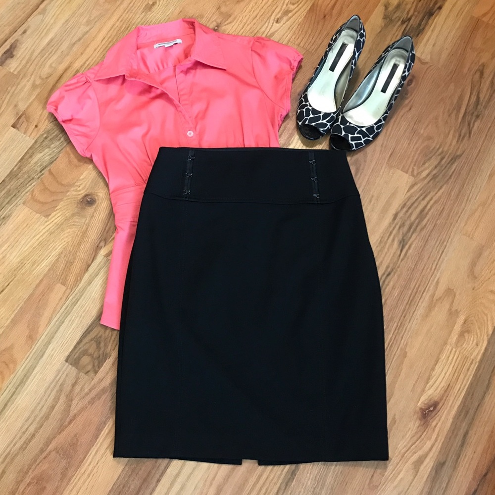 Express Black Pencil Skirt