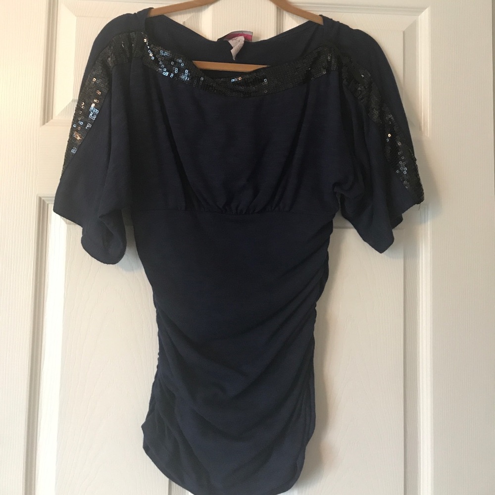 Dressy sequin top