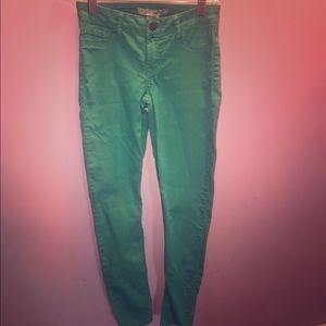 Green Skinny Jeans