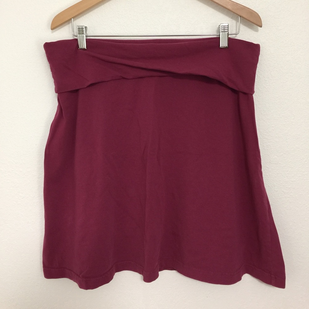 Size Large Merona Fucshia pink cotton skirt