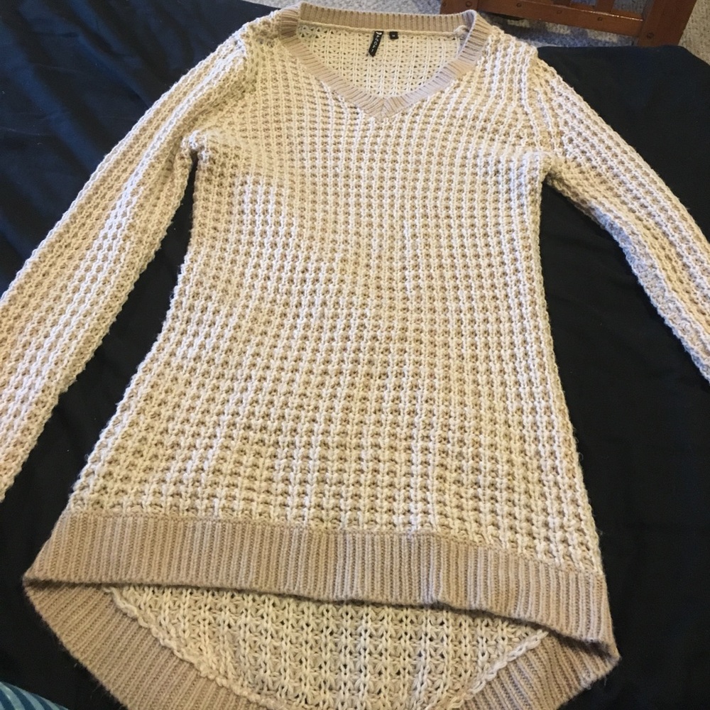Extra long sweater / tunic sweater