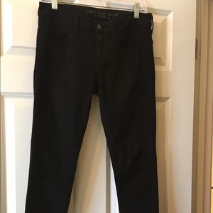 AE Black Skinny Jeans, Super Skinny Jegging